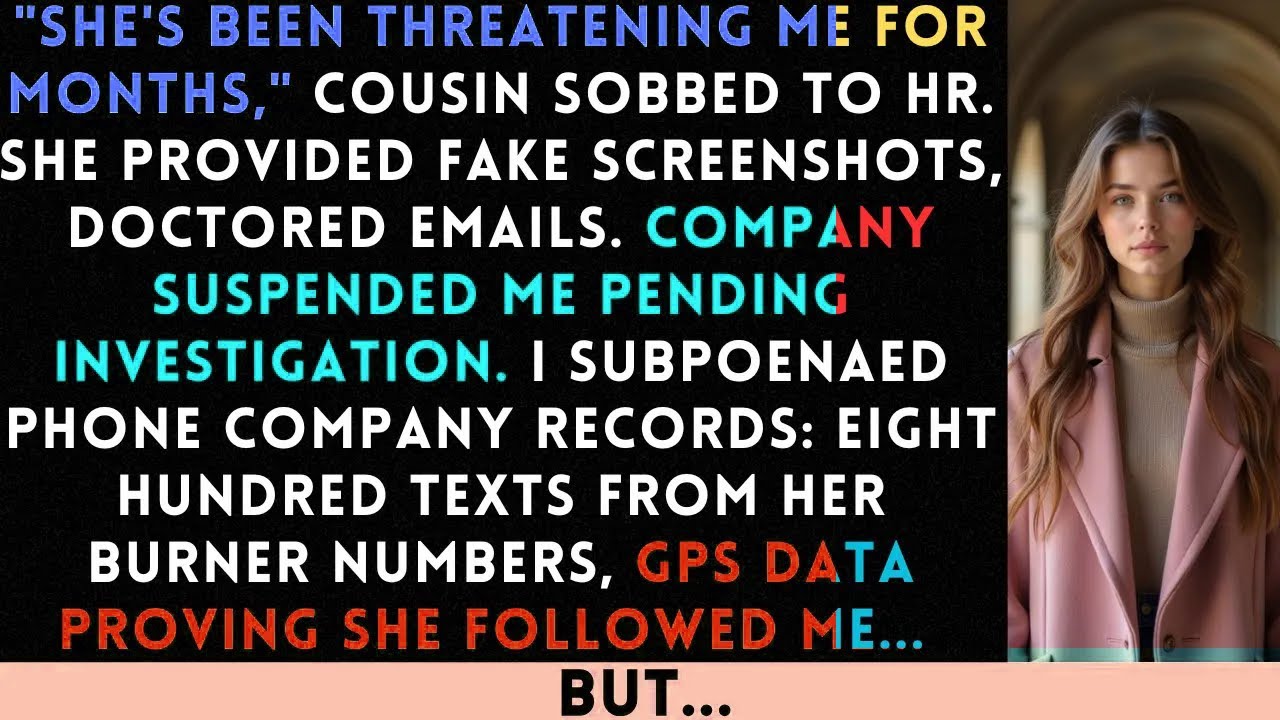 Cousin Accused Me Of Harassment At Work—My Phone Logs Reached Twelve Corporate Attorneys...