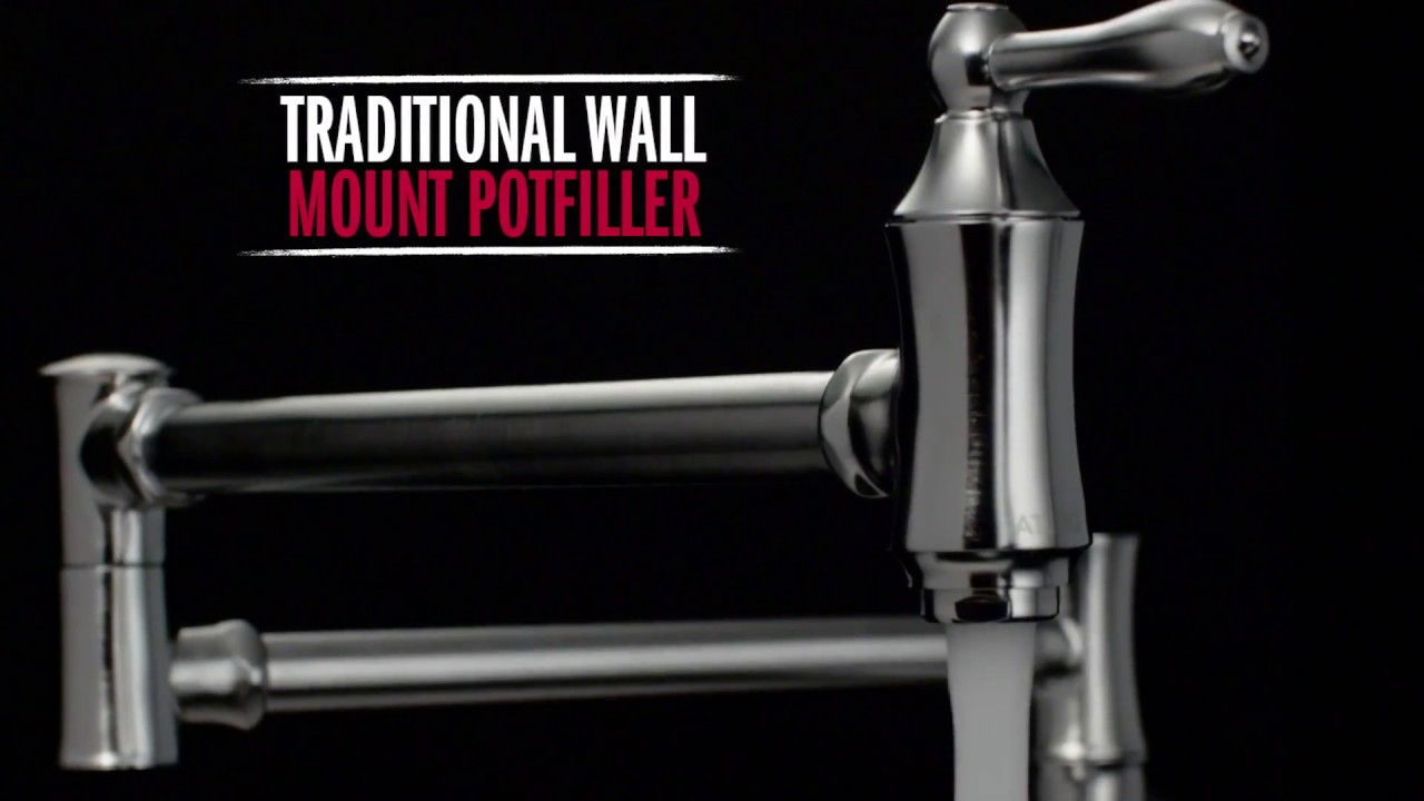 Delta Faucet Traditional Double Handle Pot Filler