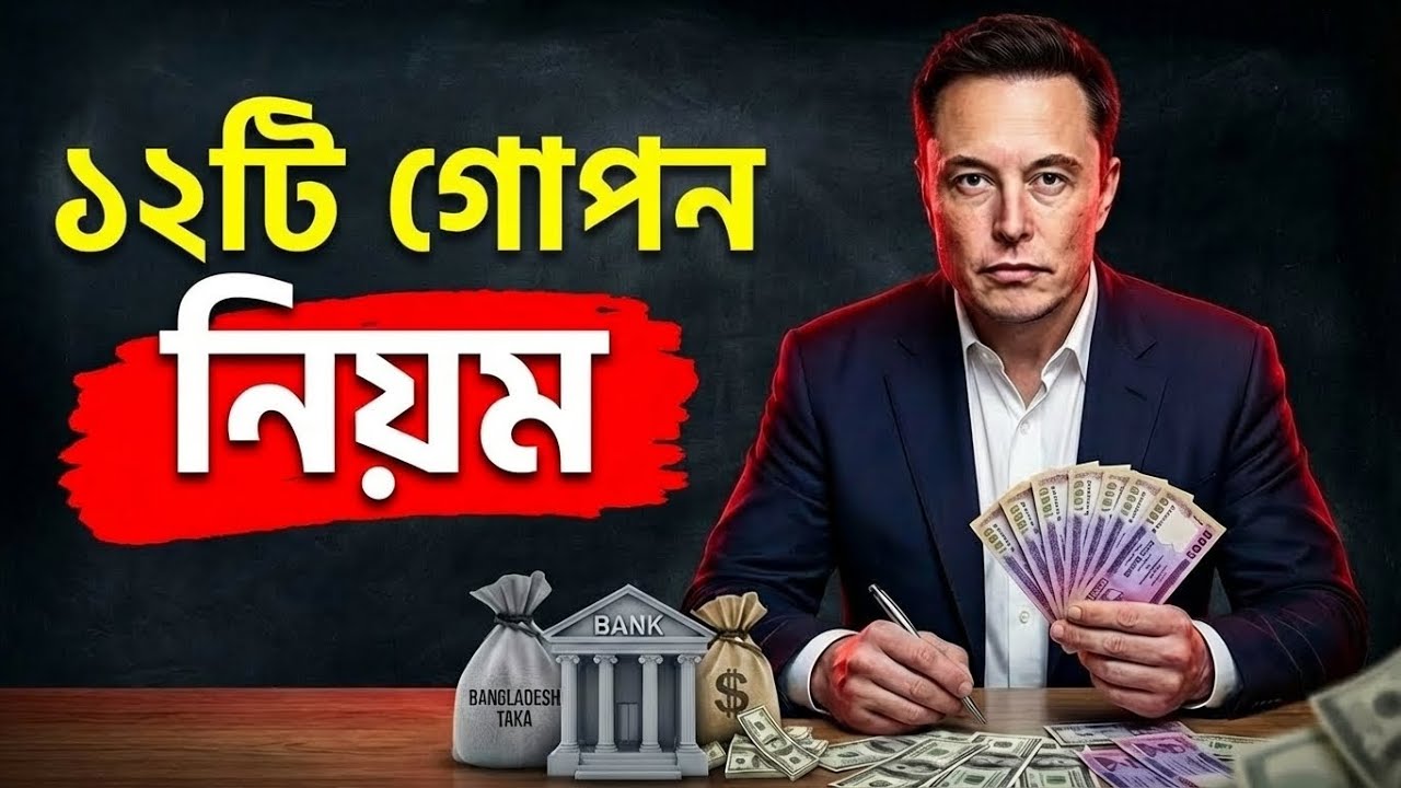 কেন আপনি ধনী হতে পারছেন না? ধনীরা যেই ১২টি নিয়ম গোপনে মেনে চলে!