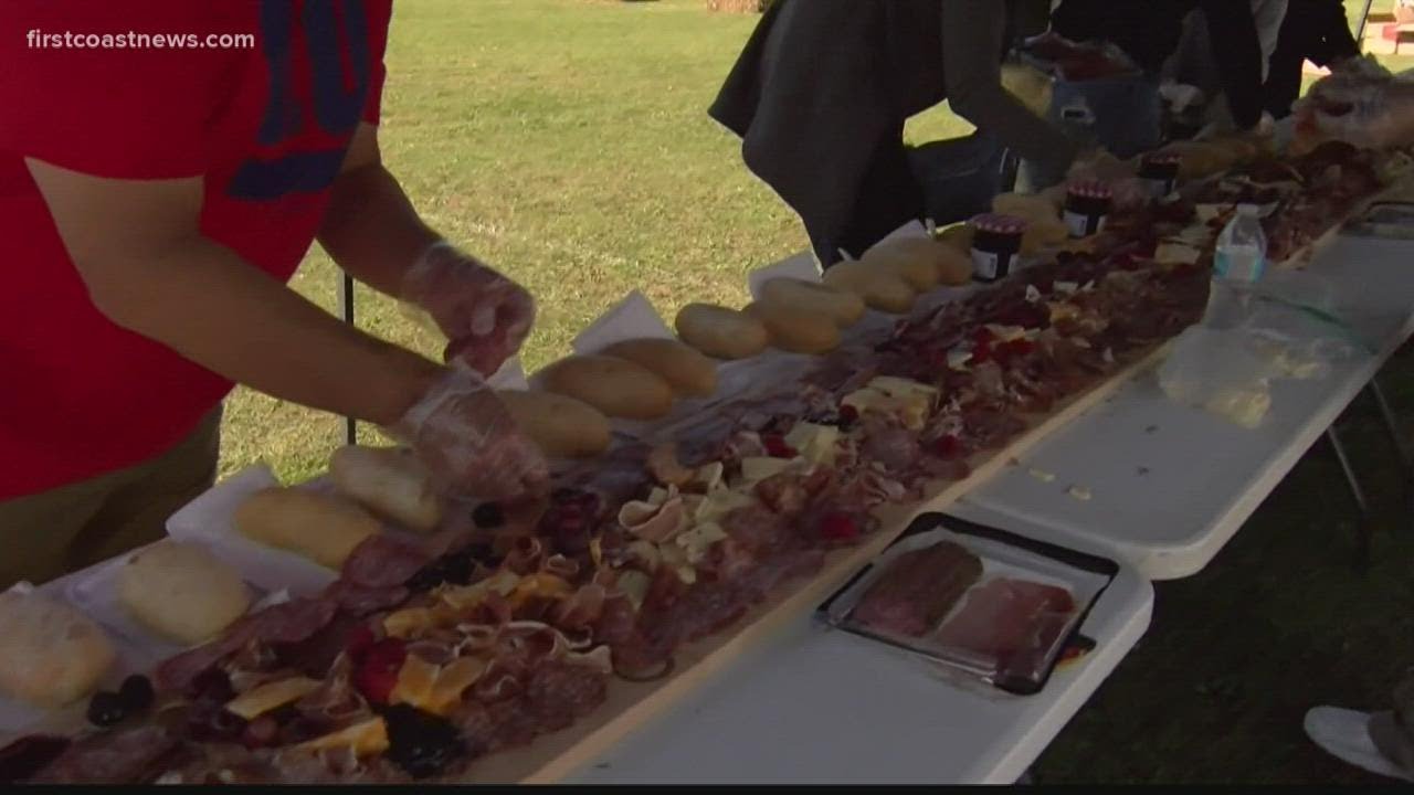 The Buzz: Longest charcuterie board spans 315 feet
