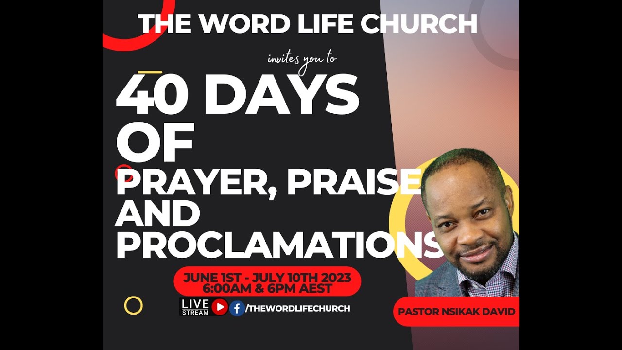 40 Days of Praise, Prayers, and Proclamations. June 01, 2003, 6 PM Session