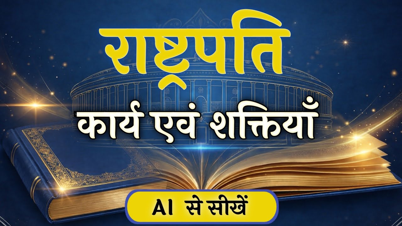 राष्ट्रपति की कार्य एवं शक्तियाँ सम्पूर्ण जानकारी 🔥 | Indian Polity | UPSC, PSC, SI #jobreadybharat 