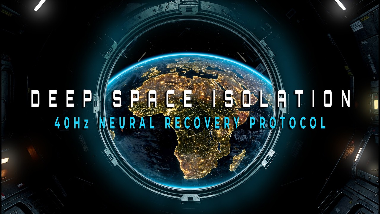 **7 Hours Space Ambience for Sleep 🛰️ 432Hz Brown Noise & 40Hz Resonance