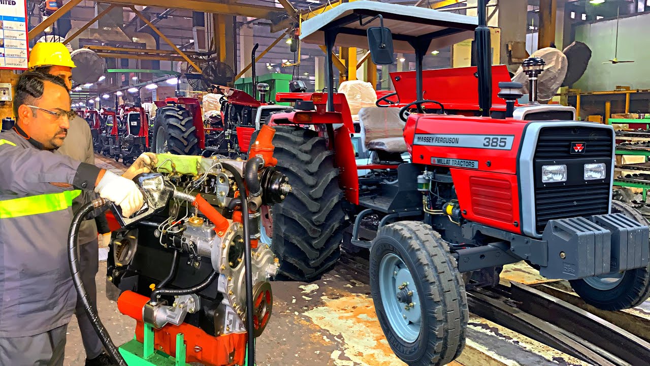 Massey Ferguson Manufacturing 385 Tractor Engine | SkilledHands