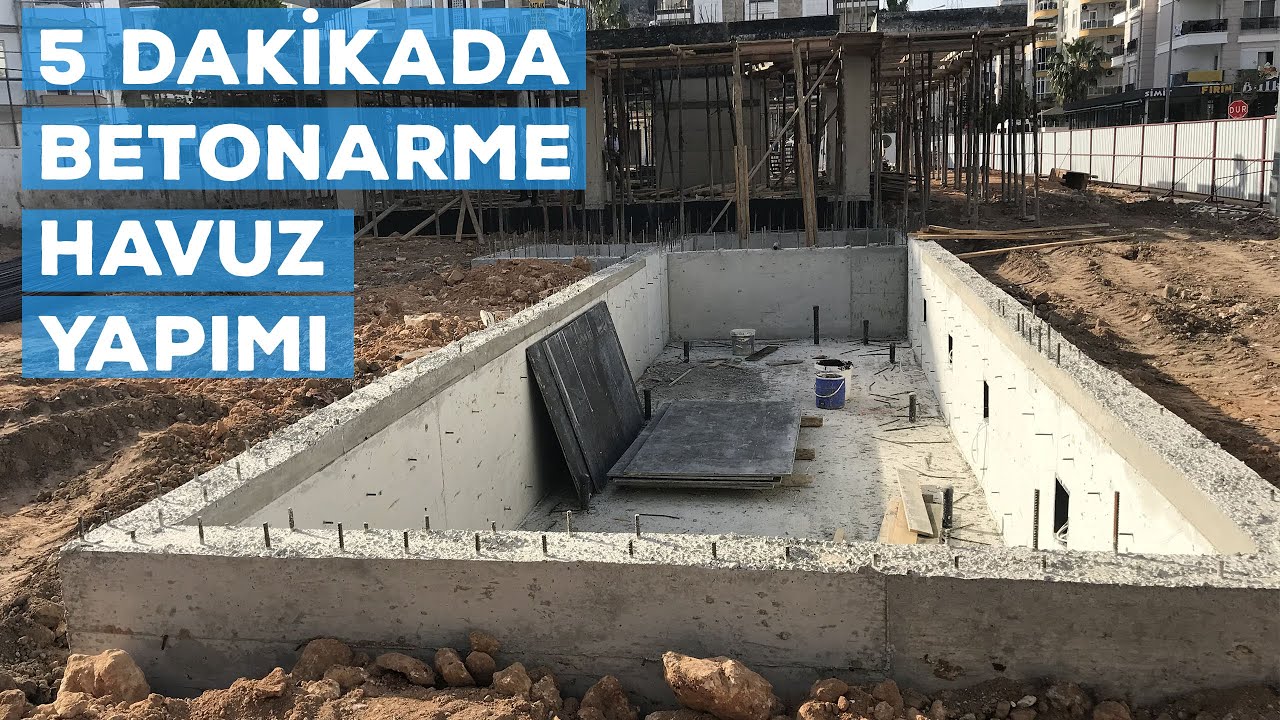 BETONARME HAVUZ NASIL YAPILIR ? 5 DAKİKADA ÖĞRENİYORUZ...1.KISIM