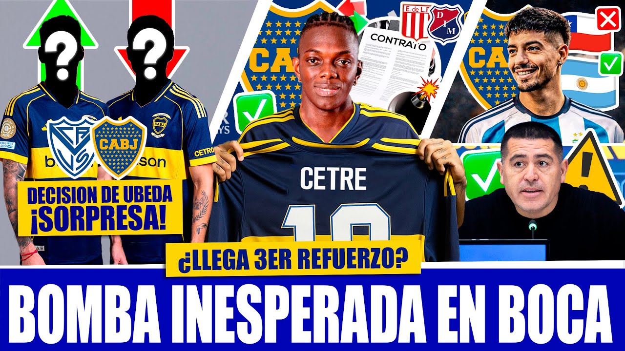 ¡La decisión de RIQUELME x el 3er REFUERZO! ► La SORPRESA de Ubeda x Zeballos! ► Boca LIBERÓ un cupo