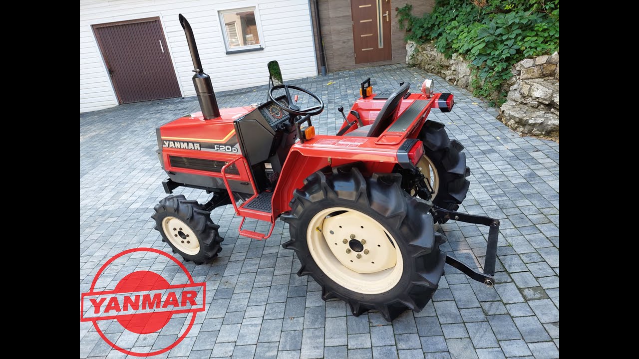 Yanmar F20D 4x4 20KM Mini Traktorek Japoński / Japanese Compact Tractor #Traktorek Kobylany