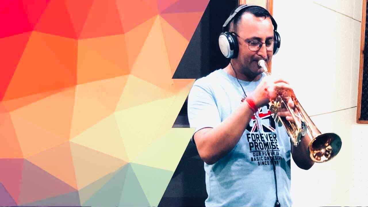 सलोना सा सजन है और मैं हूँ trumpet cover by kapil das
