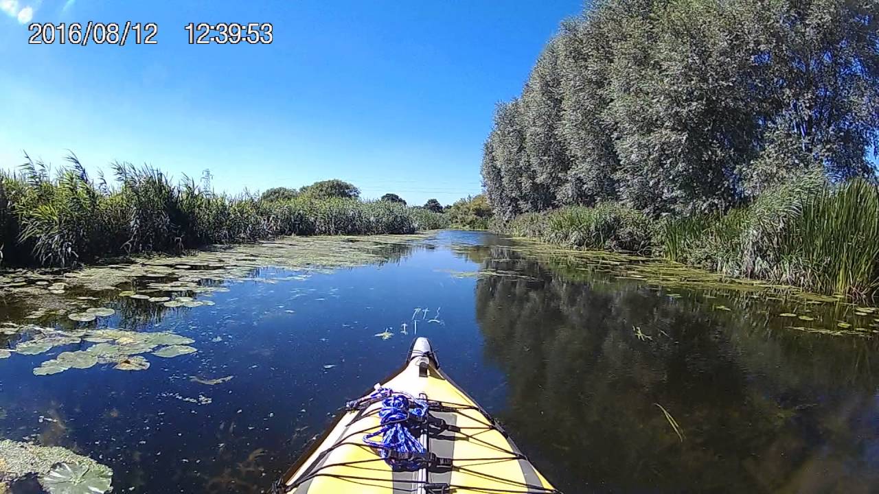 Kayaking on the River Stour in my AE Expedition Kayak