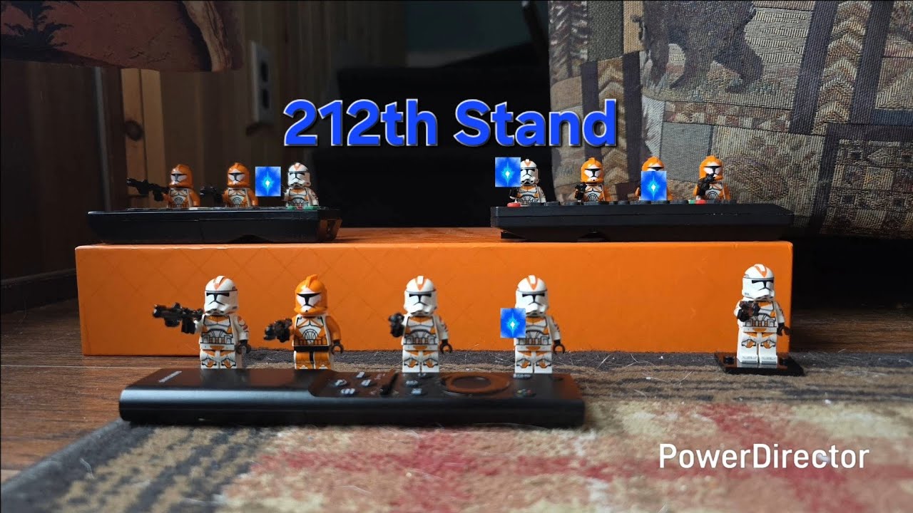 Lego Star Wars Clone Wars stop motion: 212th Stand 