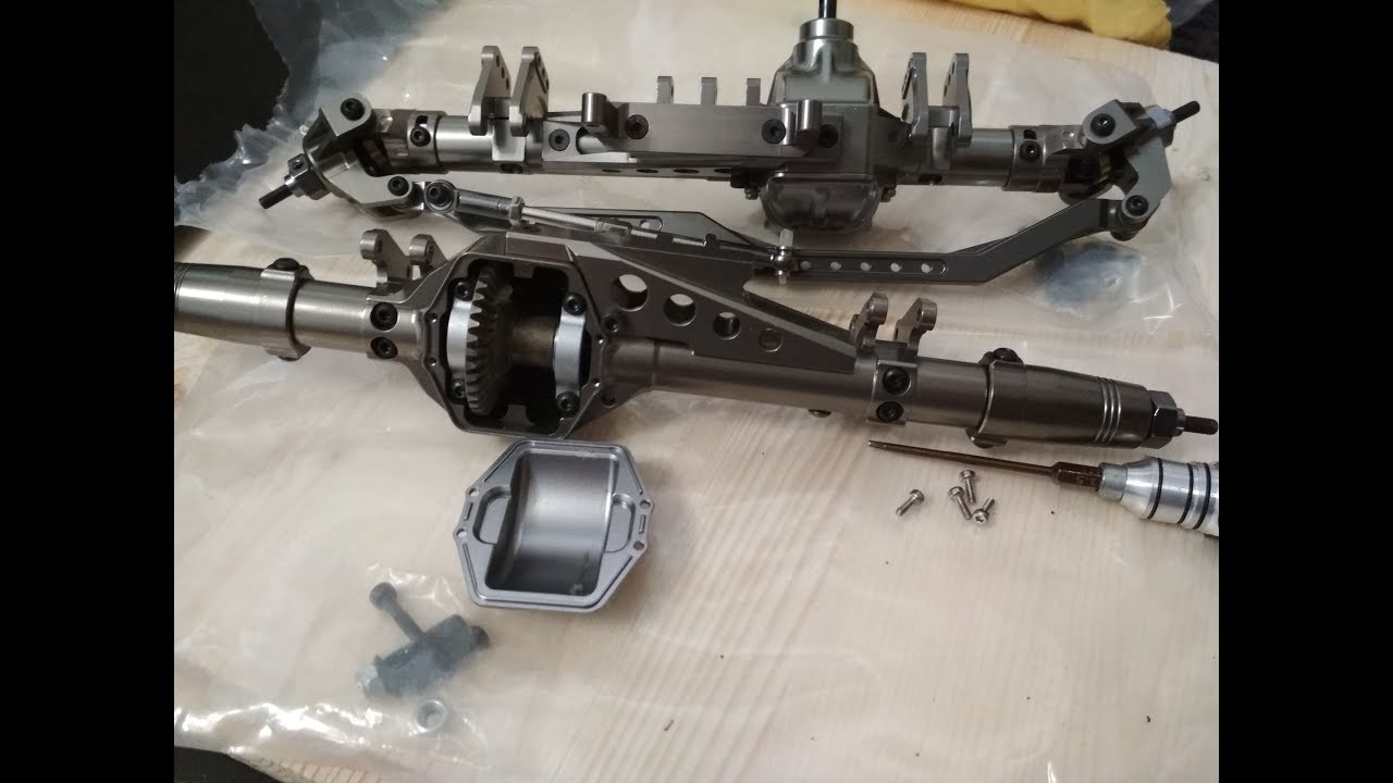 Мосты 1/10 Rc Car Aluminium Alloy Front And Rear Axle for Crawler Wraith AXIAL