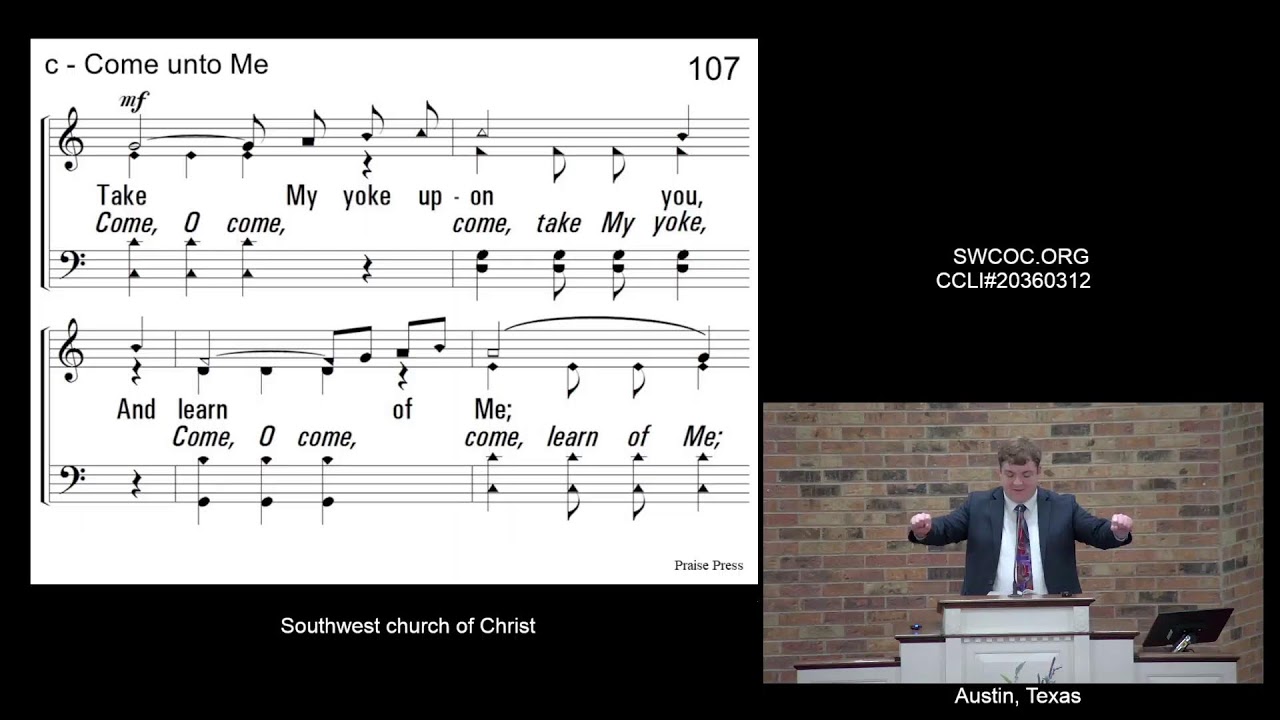 Southwest Church of Christ 2026 – Austin, TX 2026 Arise Mike Vestal - Walk By Faith