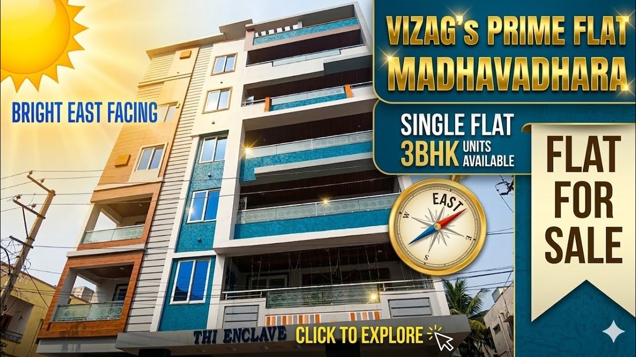 Vizag, Madhavadhara East facing flat for sale #vizag #home #vizagrealestate #property #house 