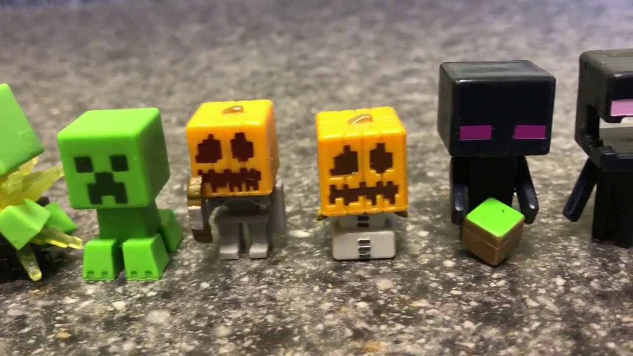 Minecraft mini-figures chest series. All 72 figures