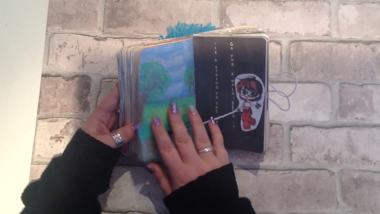 Completed wreck this journal everywhere ( flip through)