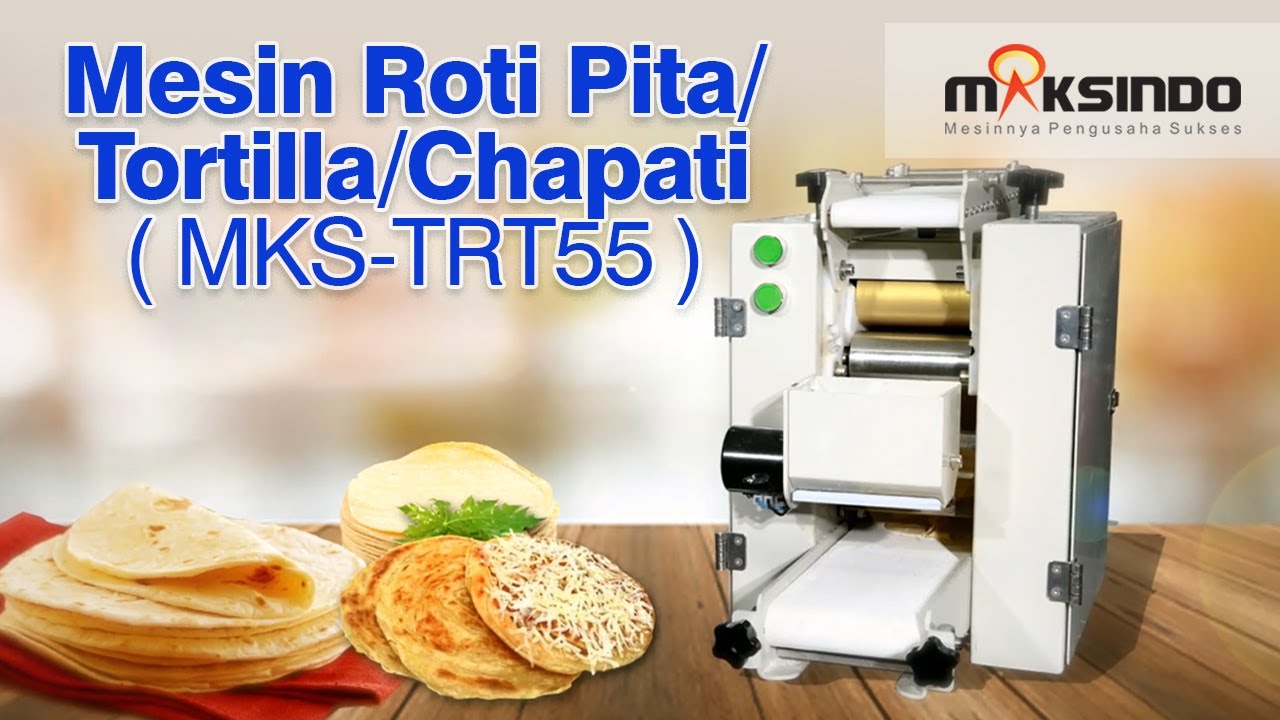 Mesin Roti Pita/Tortilla/Chapati MKS-TRT55