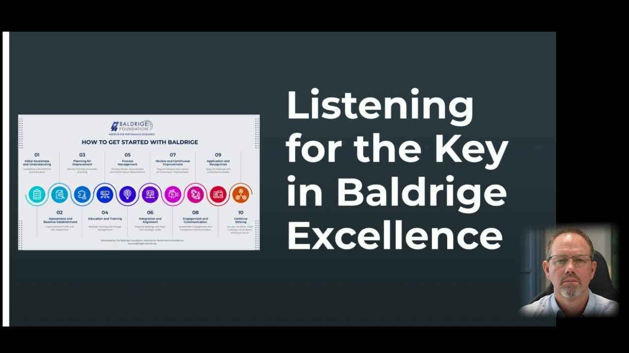 Keys to Baldrige 2025 Examiner Training