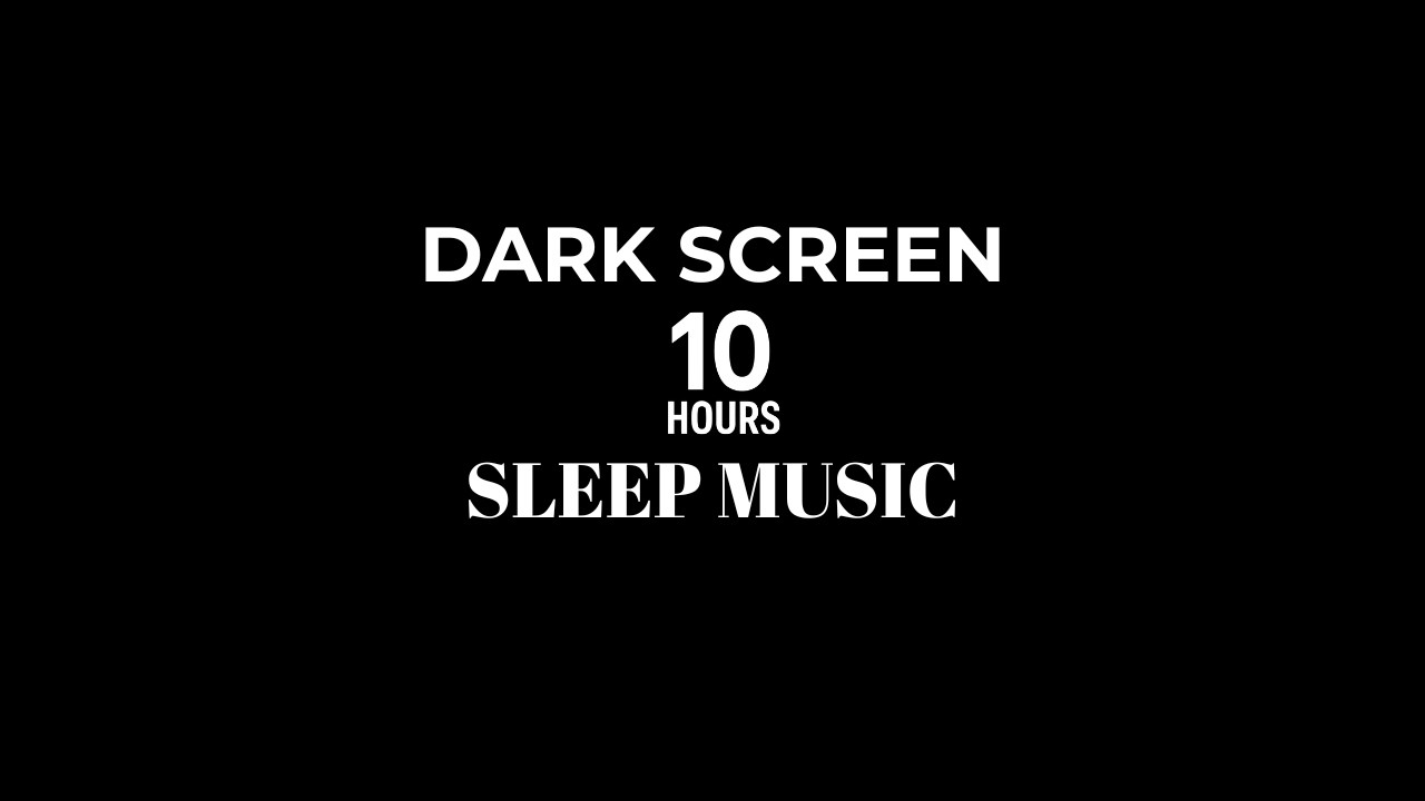 10 Hours Black Screen ★︎ Fall Asleep in 2 Minutes • Deep Sleep • Relaxing • Calm (No Rain)
