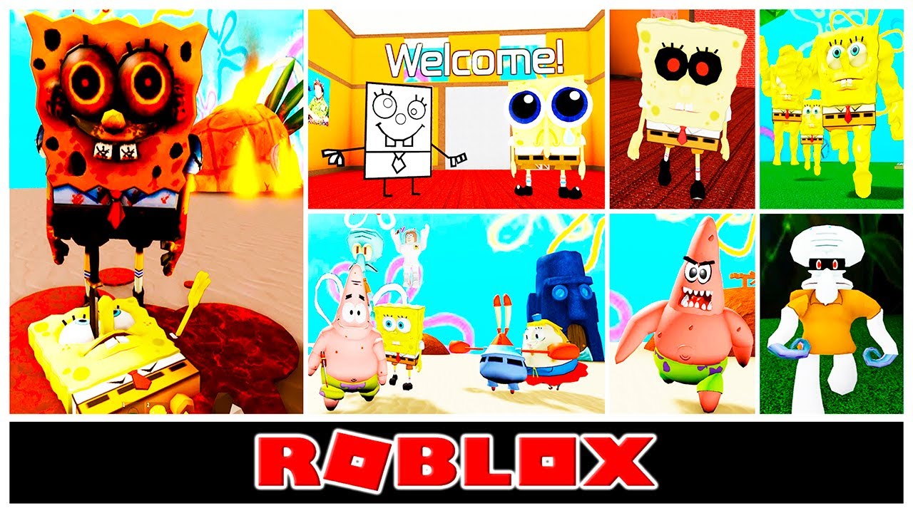 SURVIVE ALL 32 CRAZY FLOORS OF THE SPONGEBOB ELEVATOR IN ROBLOX!