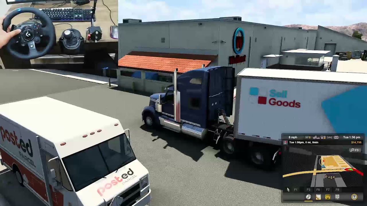 American Truck Simulator | Gameplay Logitech G923 TRUEFORCE | International LoneStar