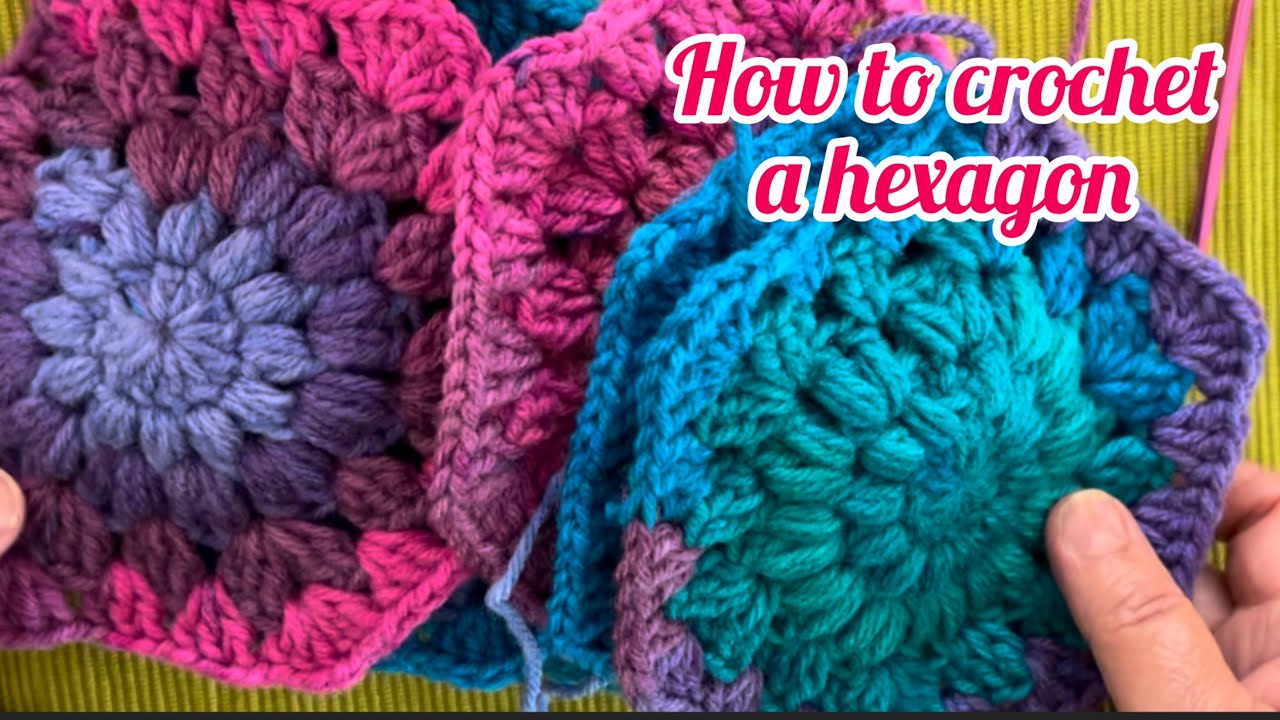 How to crochet a hexagon | easy tutorial 