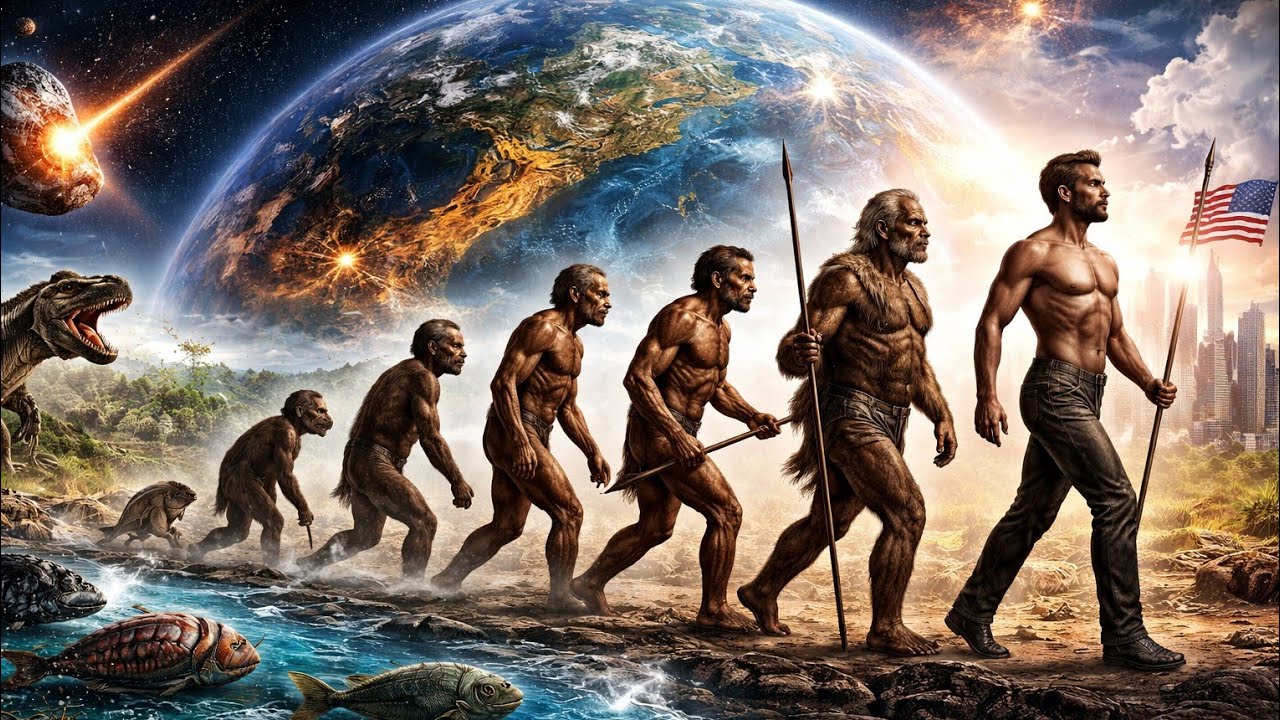 4 billion years of human evolution