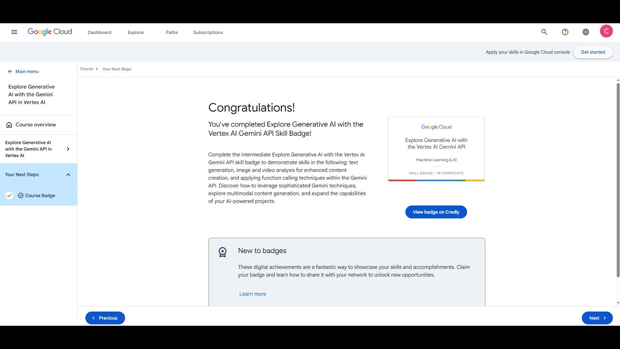 📌 Изучите генеративный ИИ с помощью API Gemini: Лаборатория задач | Программа Gen AI от Google