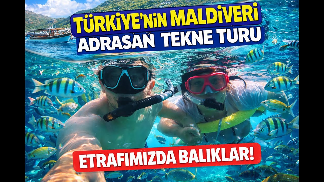 ADRASAN KOYLARI EFSANE / TEKNE TURU VLOG
