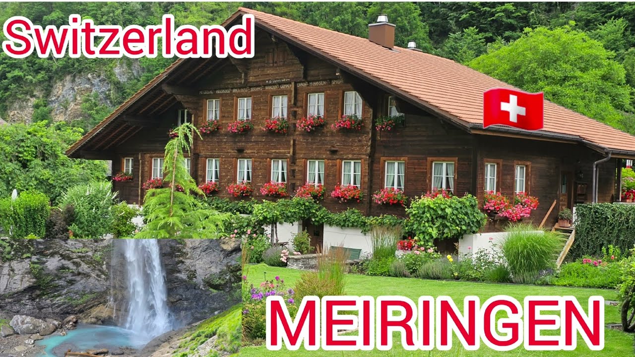 Meiringen,Switzerland 4K Beautiful Nature Swiss Village #nature #swissalps #switzerland