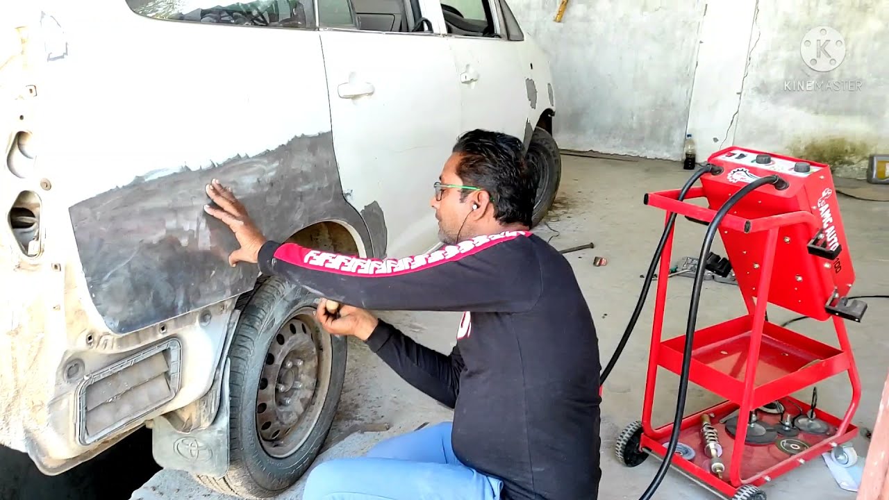 8 year old Toyota Innova full repainting process