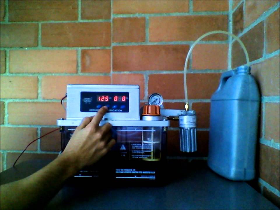 Instalación y configuración de sistema de lubricación