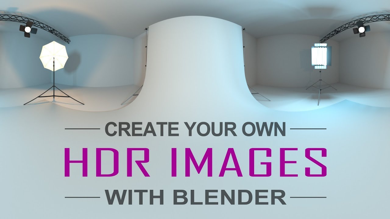 Create Your Own HDR Images with Blender
