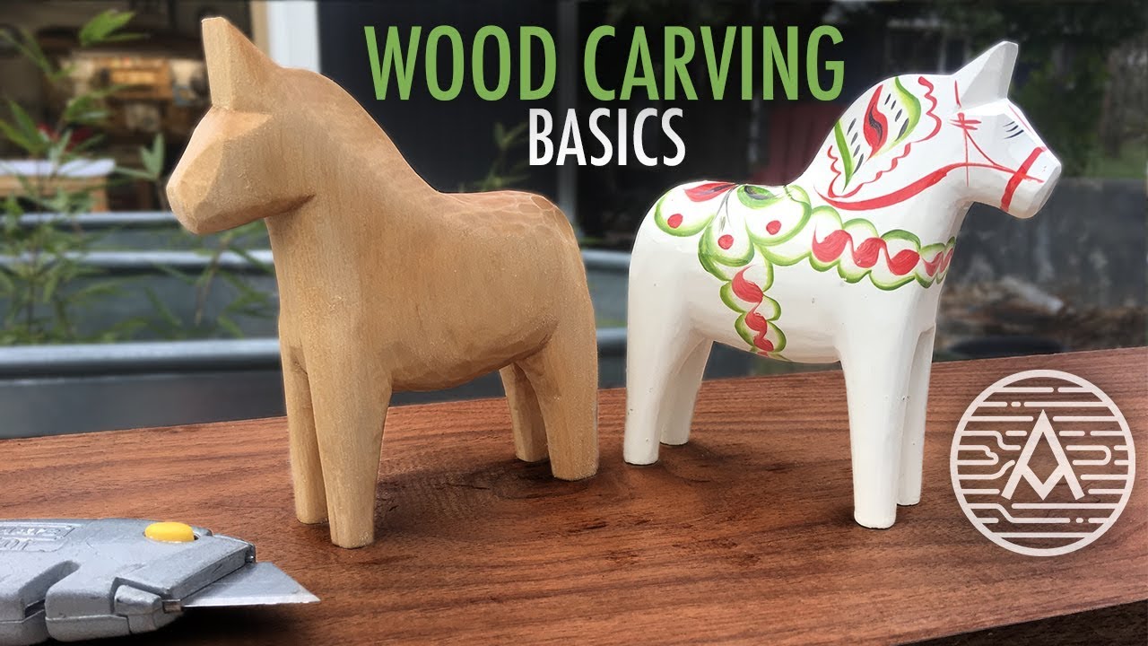 Wood Carving Basics  -- How to Carve a Swedish Horse
