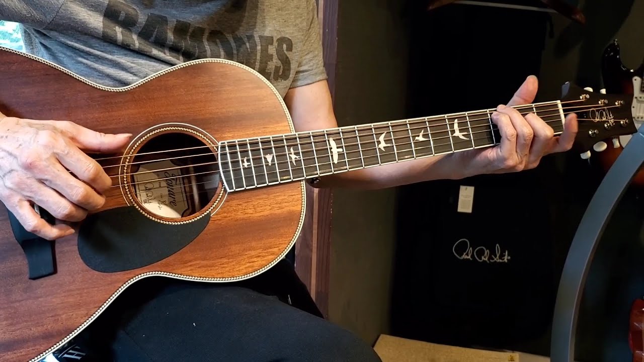 PRS アコースティックギター SE P20E 試奏 / Jerry Mera 米良治彦 即興演奏 / その１