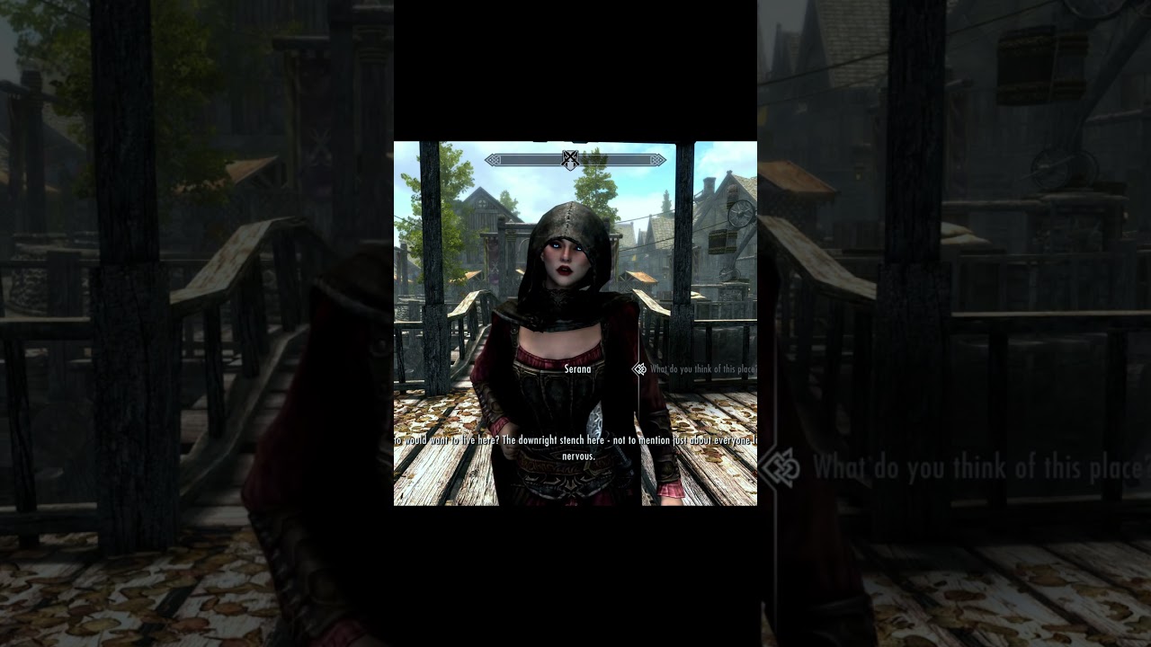 Skyrim ٠ Serana Visits Every Skyrim City Part 2 #skyrim