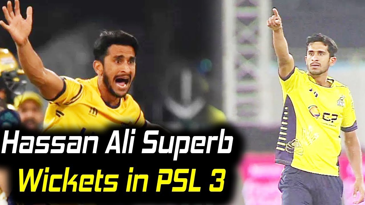 Hassan Ali Superb Wickets in PSL 3 | HBL PSL| M1O1