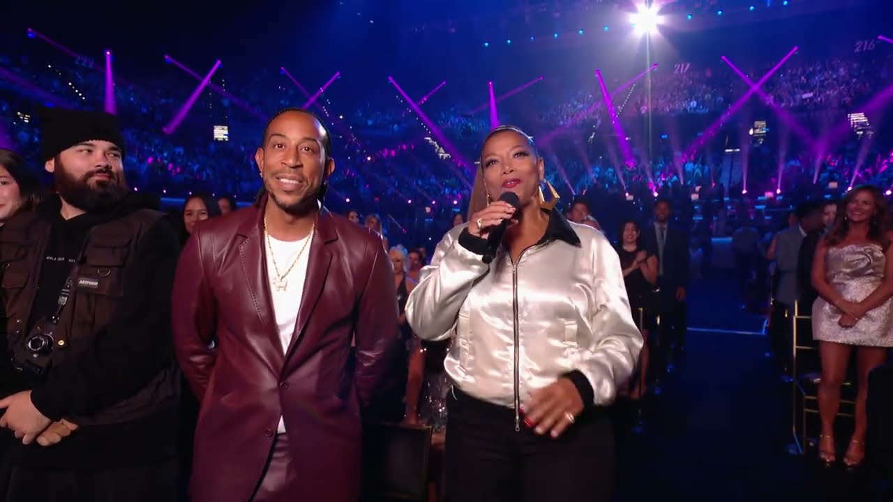 Queen Latifah and Ludacris at the 2026 AMAs [52nd American Music Awards]