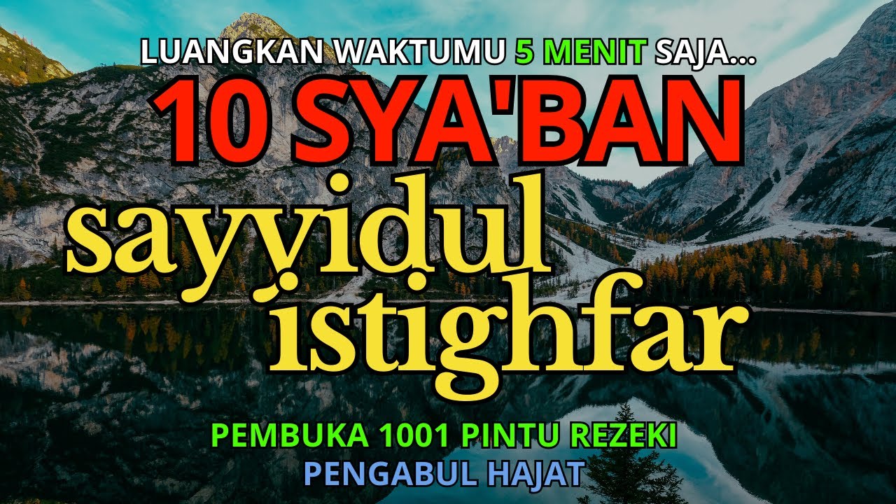 Menangislah dalam Dzikir – Istighfar Taubat yang Mengharukan