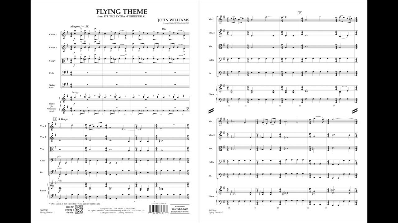 Flying Theme (from E.T. the Extra-Terrestrial) by John Williams | Arr. Robert Longfield