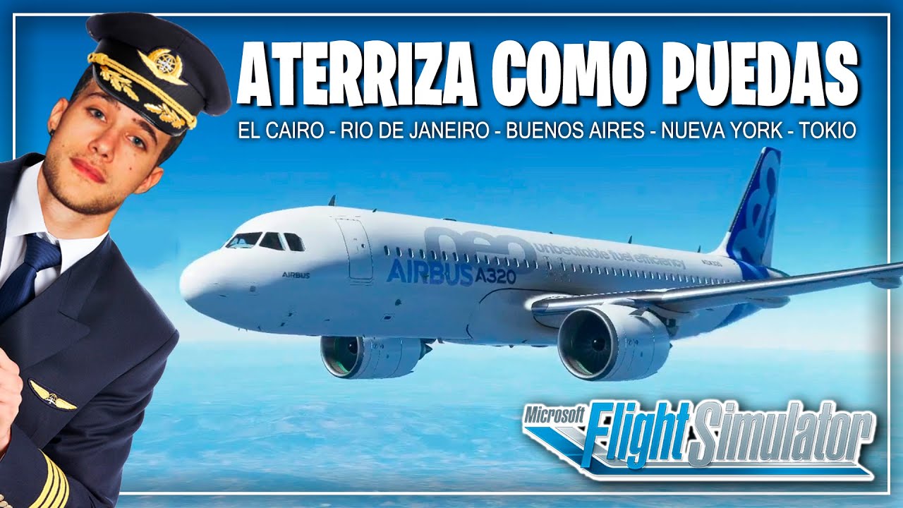 RECORREMOS EL MUNDO con MICROSOFT FLIGHT SIMULATOR | Viaje a Argentina, Brasil, Egipto, EEUU y Japón