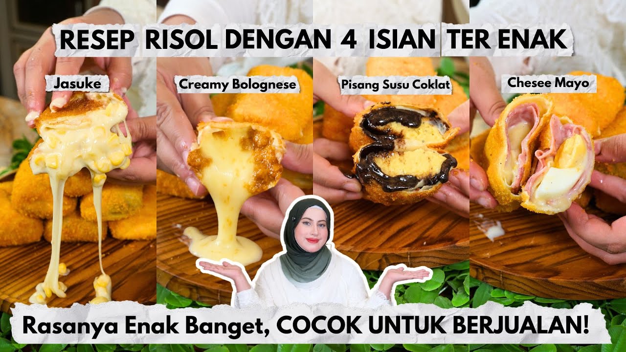 COOKING WITH TASYI: EPS 152 - RESEP KULIT DAN ISIAN RISOL TERENAK, COCOK BUAT JUALAN ‼️