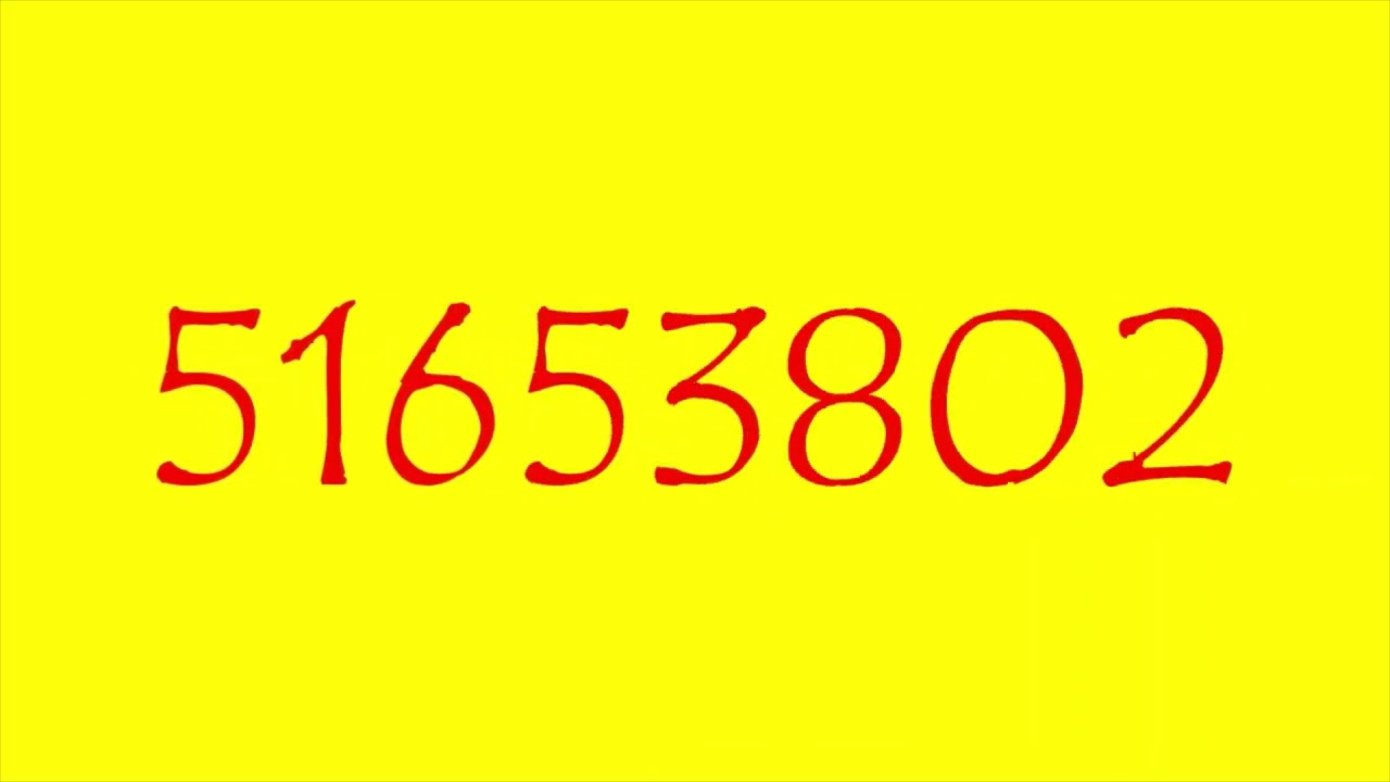 Numbers 1 to 100,000,000