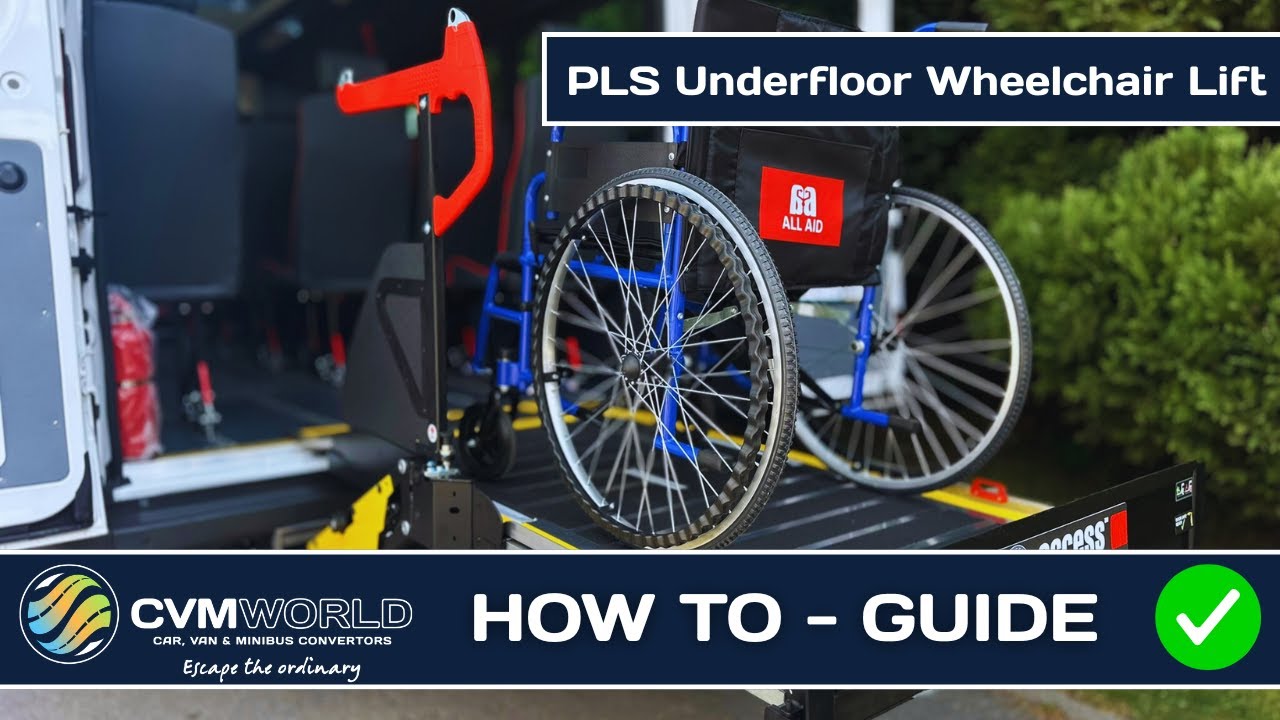 How to Use a PLS Underfloor Wheelchair Lift | Step-by-Step Guide by CVM World