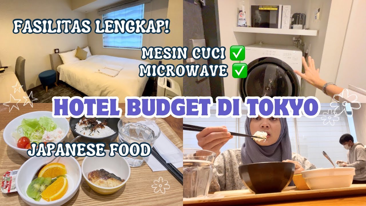 HOTEL MURAH DI PUSAT TOKYO ❗️TOKYU STAY SUIDOBASHI, 1JUTAAN FASILITAS TERLENGKAP!- millayarou vlog
