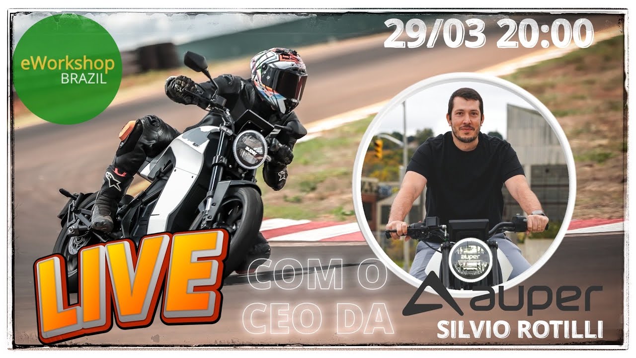 Live com Silvio Rotilli CEO da Auper Motorcycles