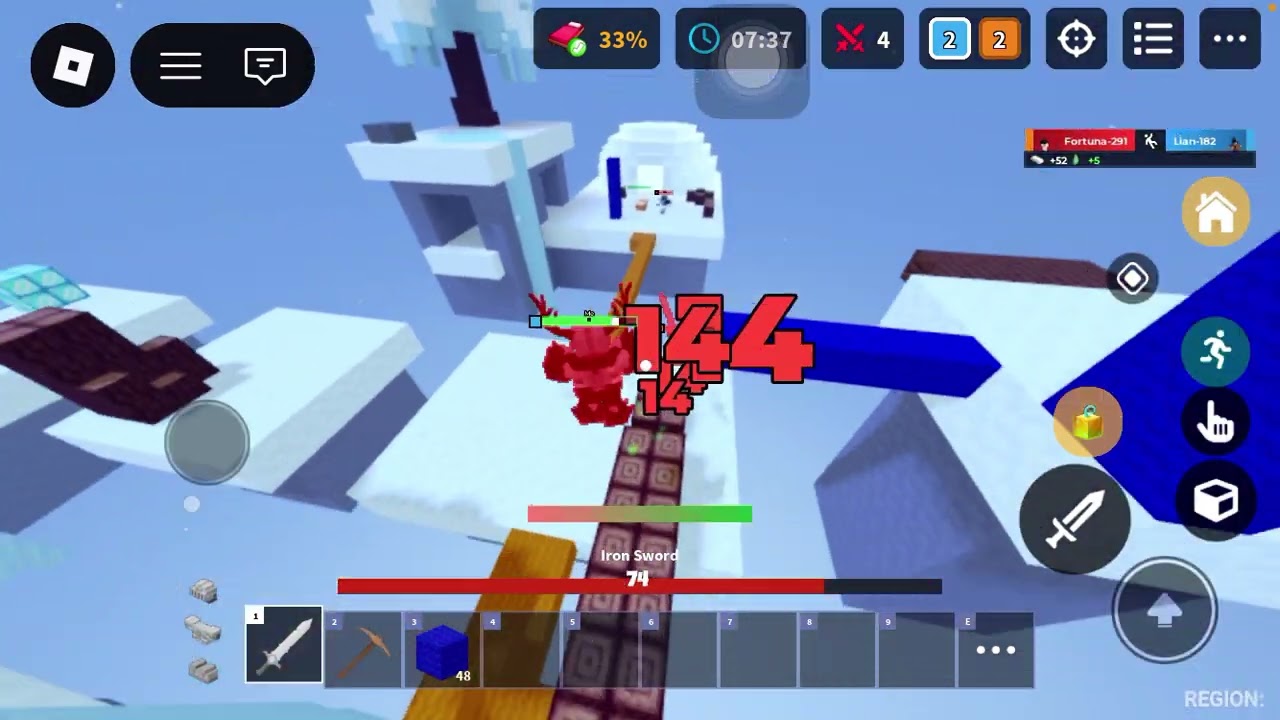 Bedwars with a friend (*^o^)人(^o^*)