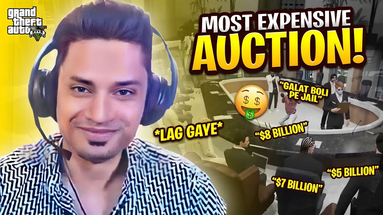 MOST EXPENSIVE AUCTION IN CITY 😱 - GTA 5 GAMEPLAY - MRJAYPLAYS