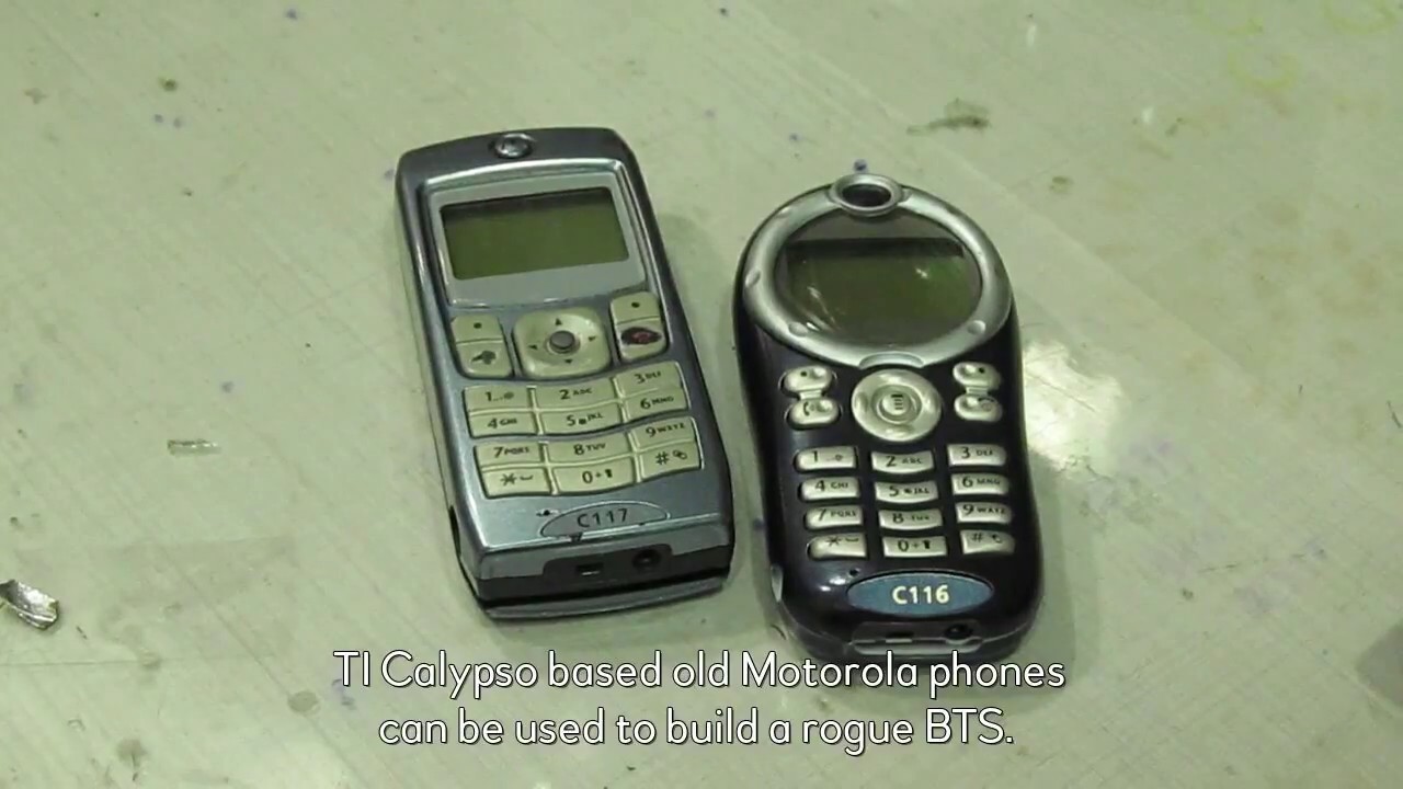 IMSI Catcher w/ USRP and w/ Calypso phones (SMS spoofing)