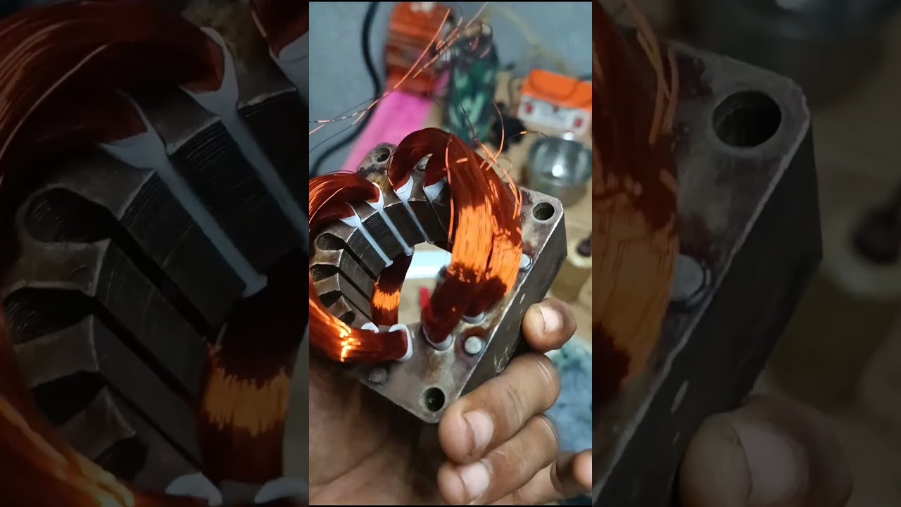 High speed table fan coil winding data 