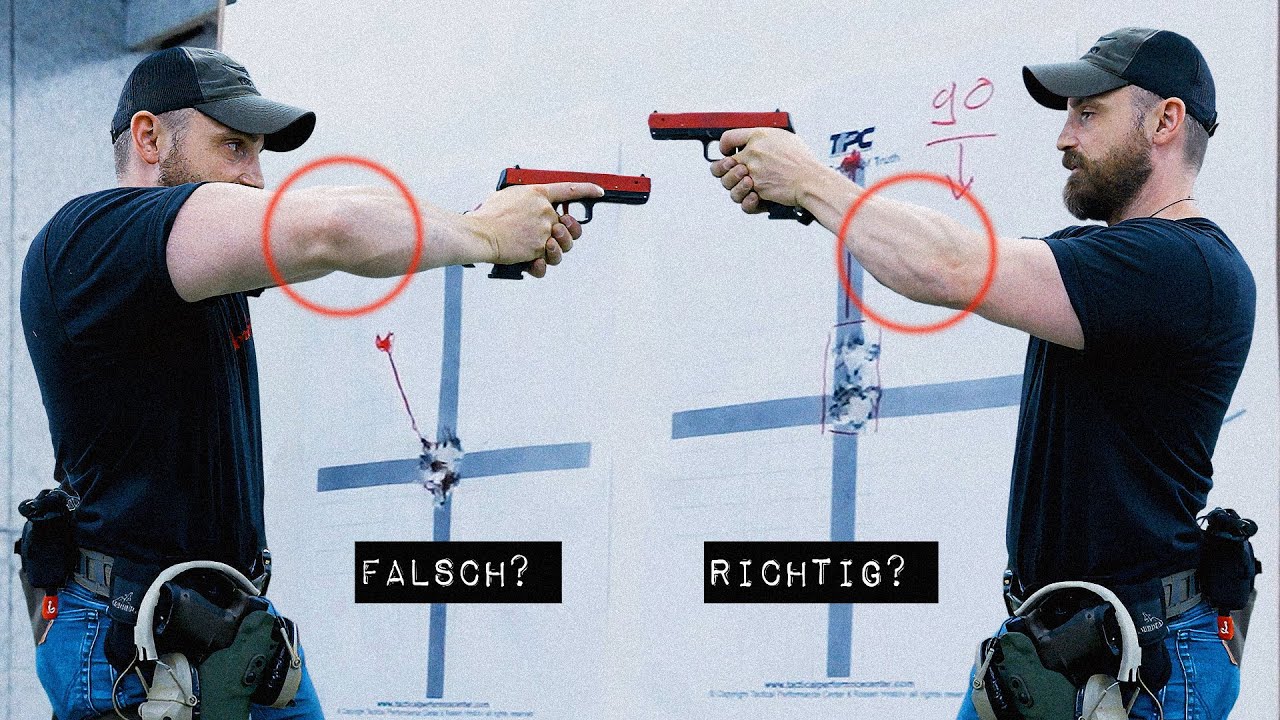 Warum die Ellenbogen den Unterschied zwischen Treffen und Versagen bedeuten können. Schießtraining.